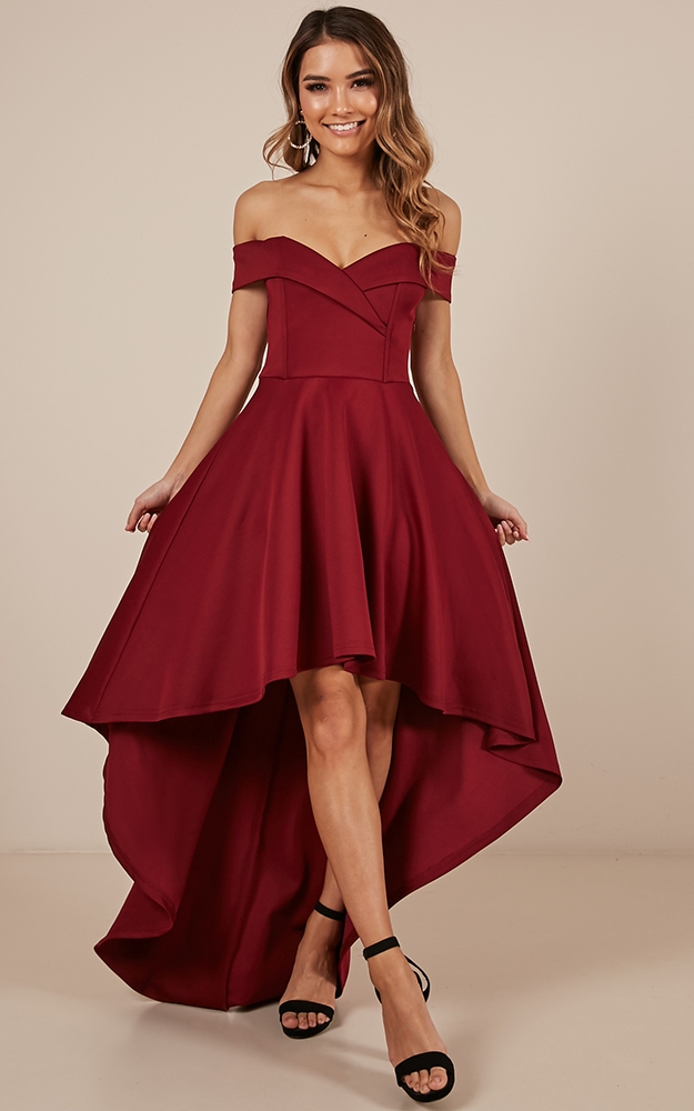 Minute To Midnight Dress In Wine | Showpo