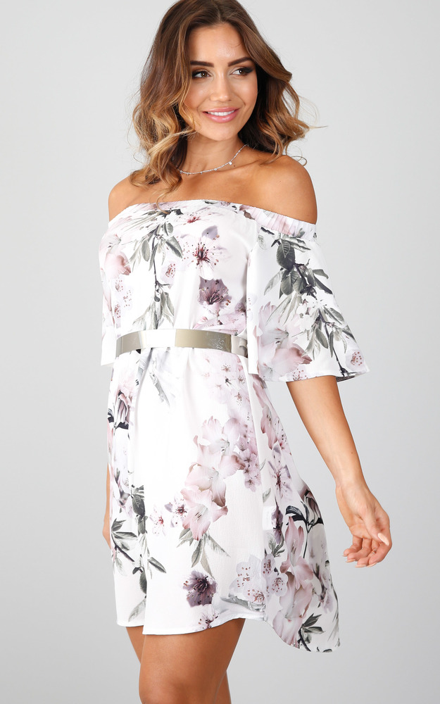 Endless Summer Dress In White Floral | Showpo