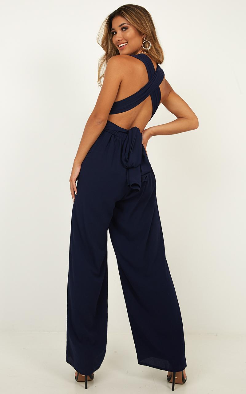 Girls Life Jumpsuit In Navy | Showpo