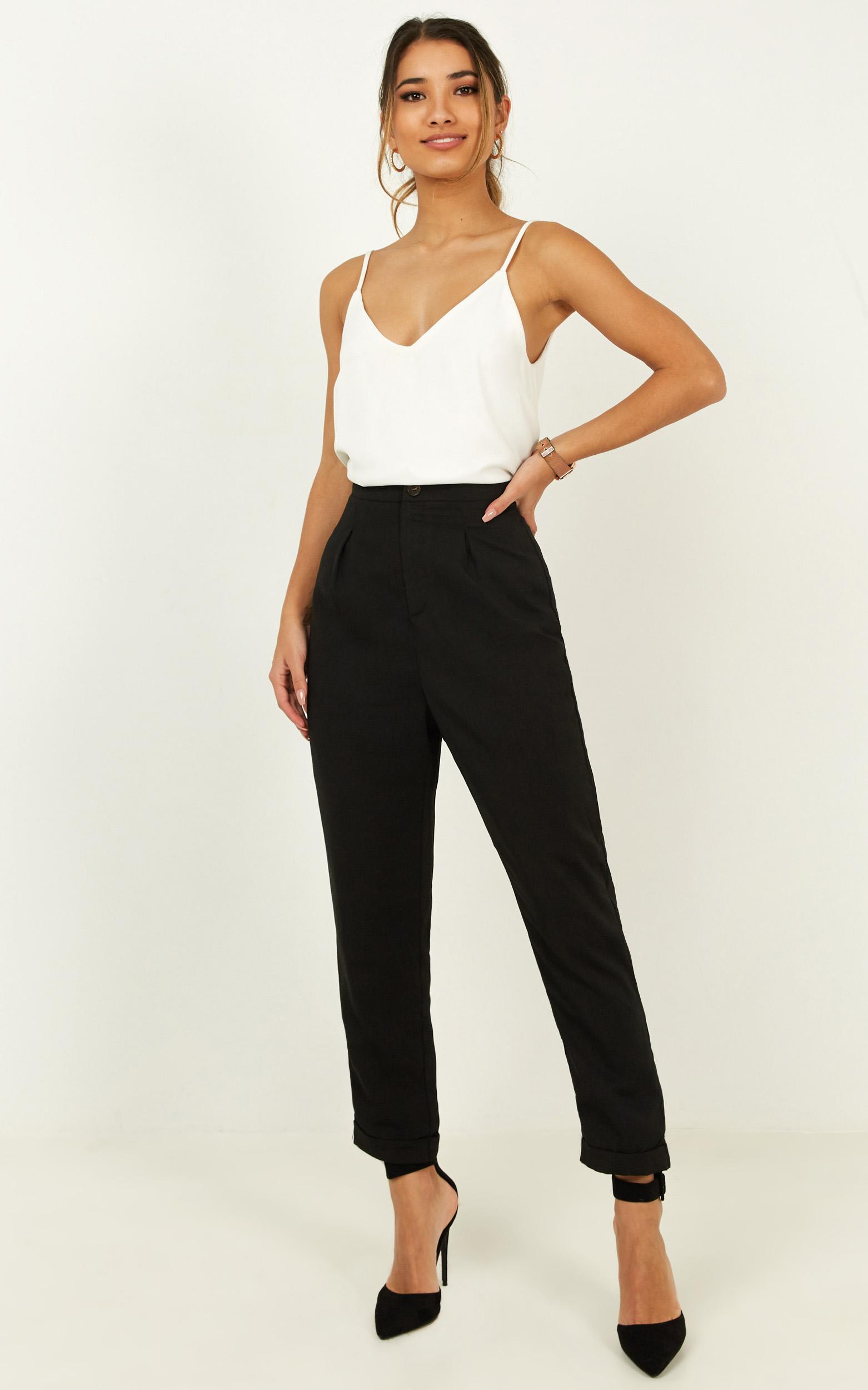 Image of Showpo Members Only Pants in black -  (XS) Skinny Leg Pants