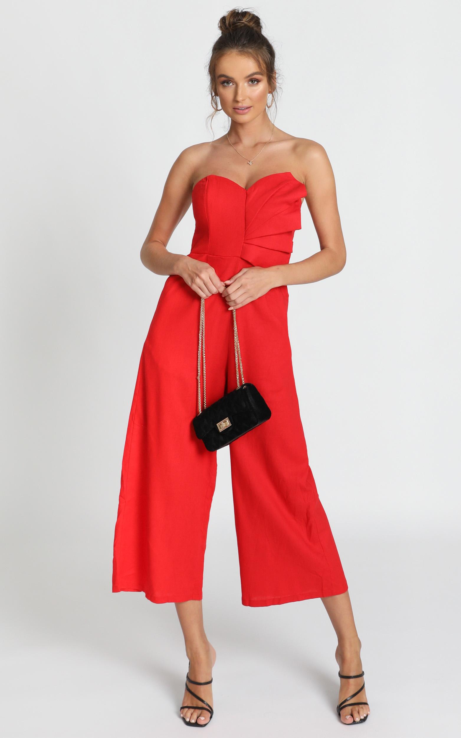 Image of Showpo Sasha Jumpsuit In red -  (XS) The Bright Edit