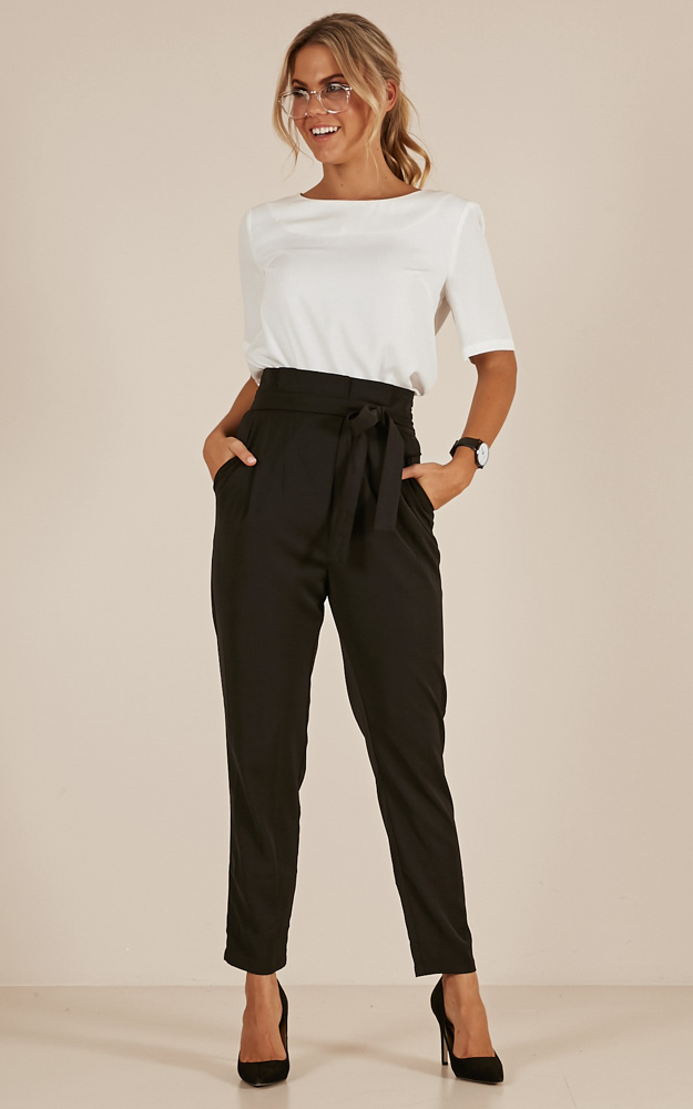 So Classy Pants In Black | Showpo