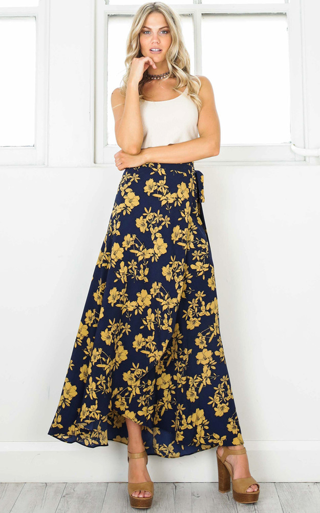 blue life maxi skirt
