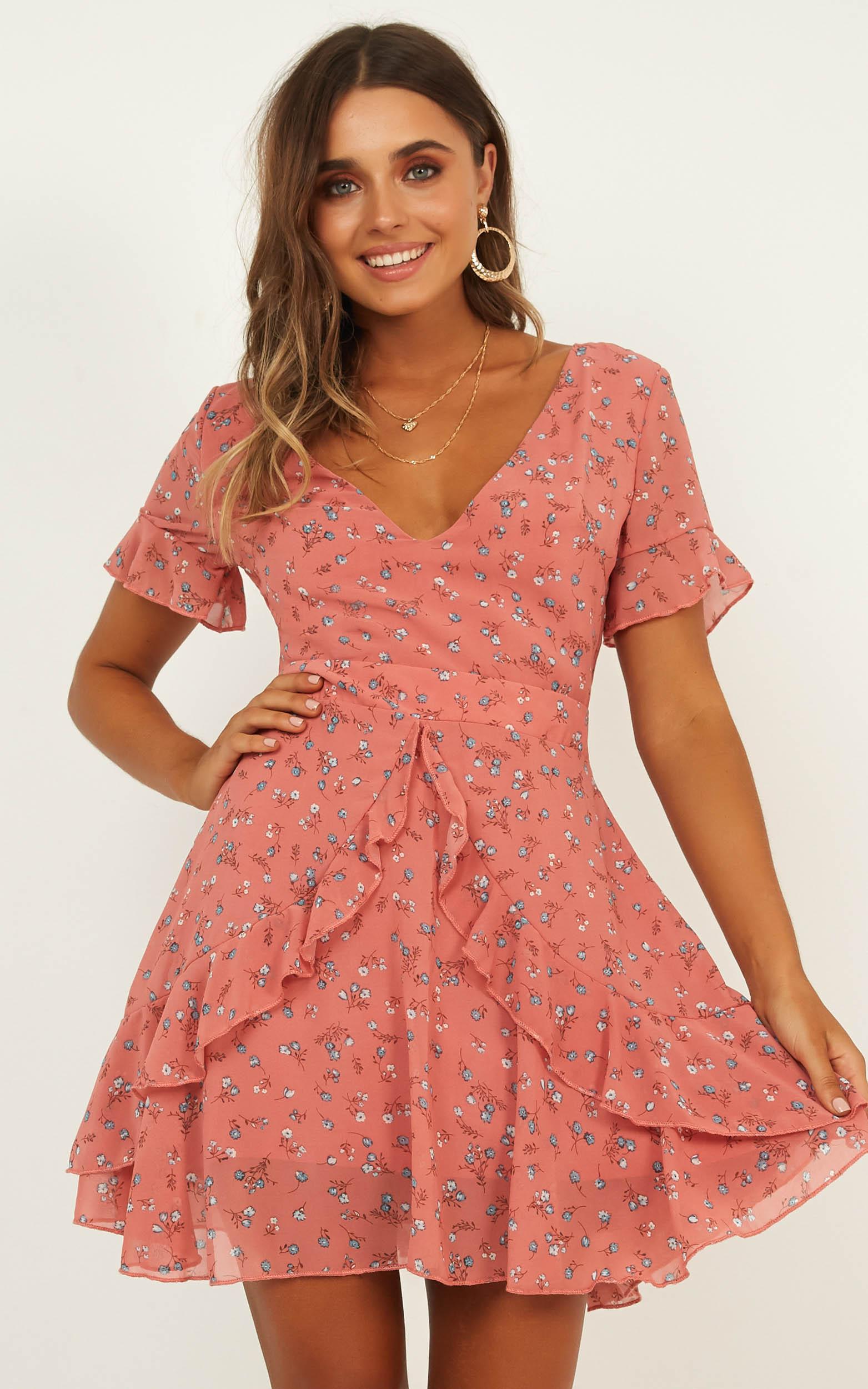 All For You Dress In Pink Floral | Showpo