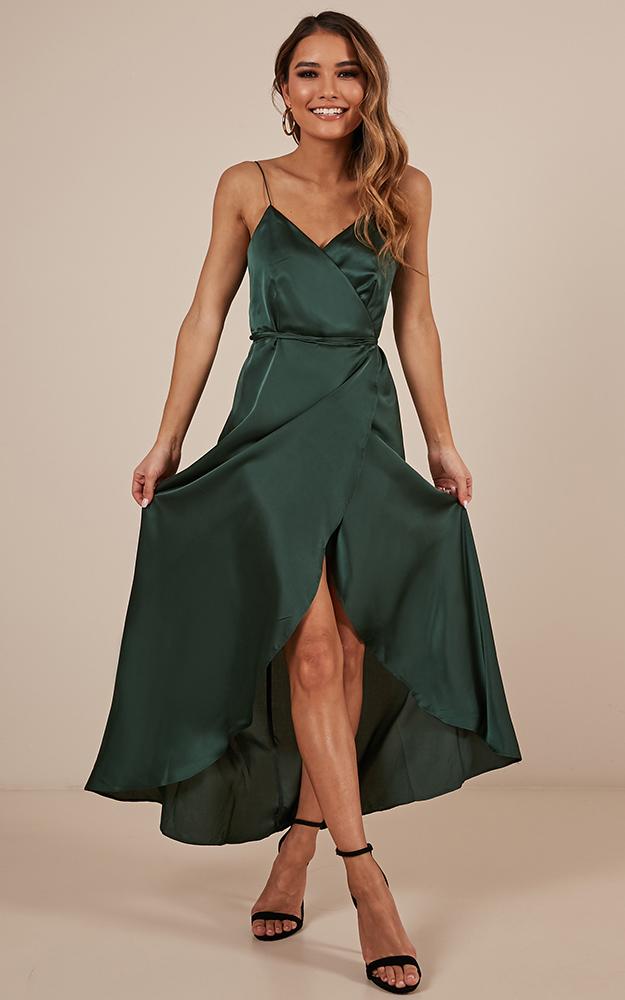 The Countess Dress In Emerald | Showpo