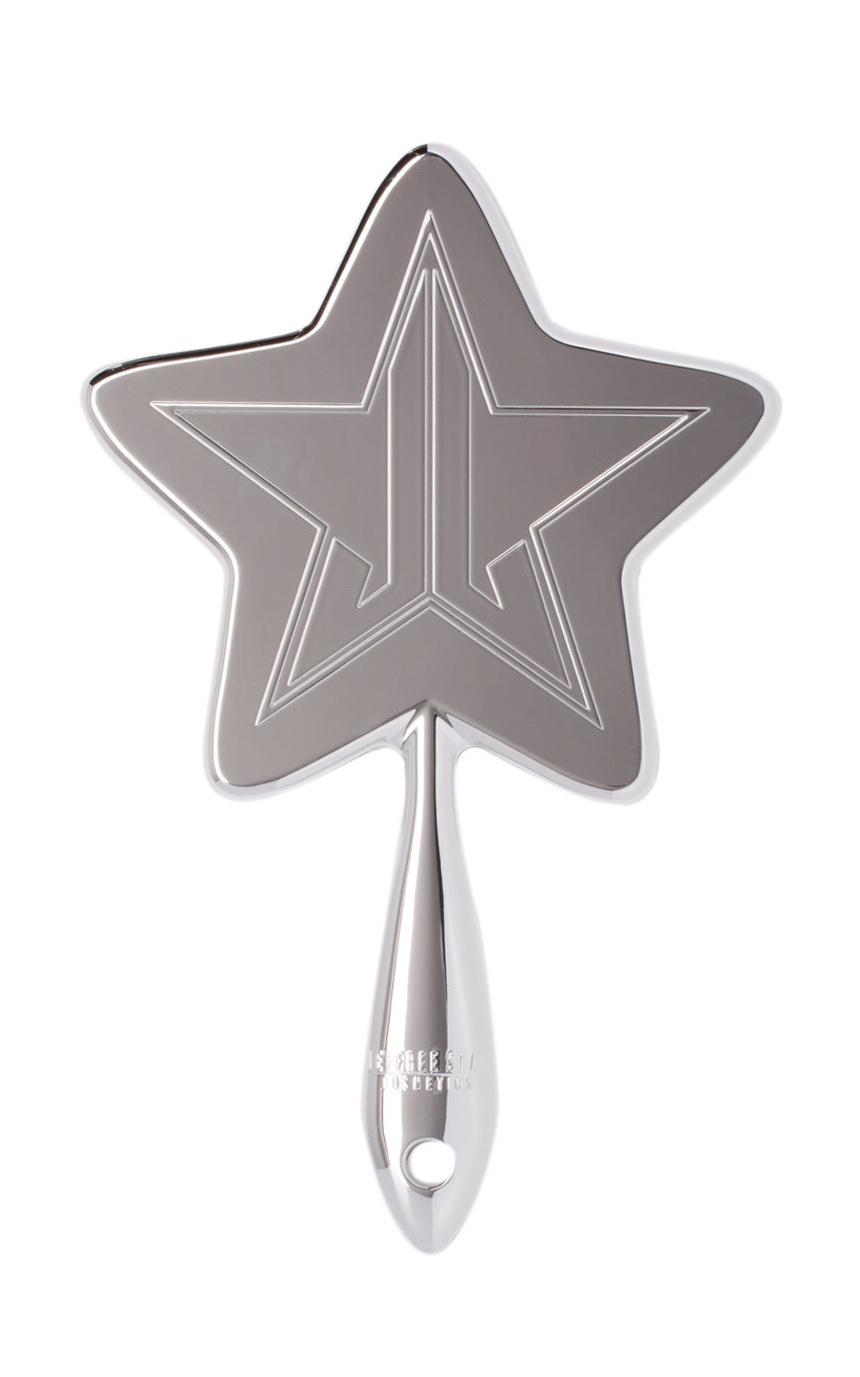 Jeffree Star Cosmetics Hand Held Mirror In Silver Chrome Showpo