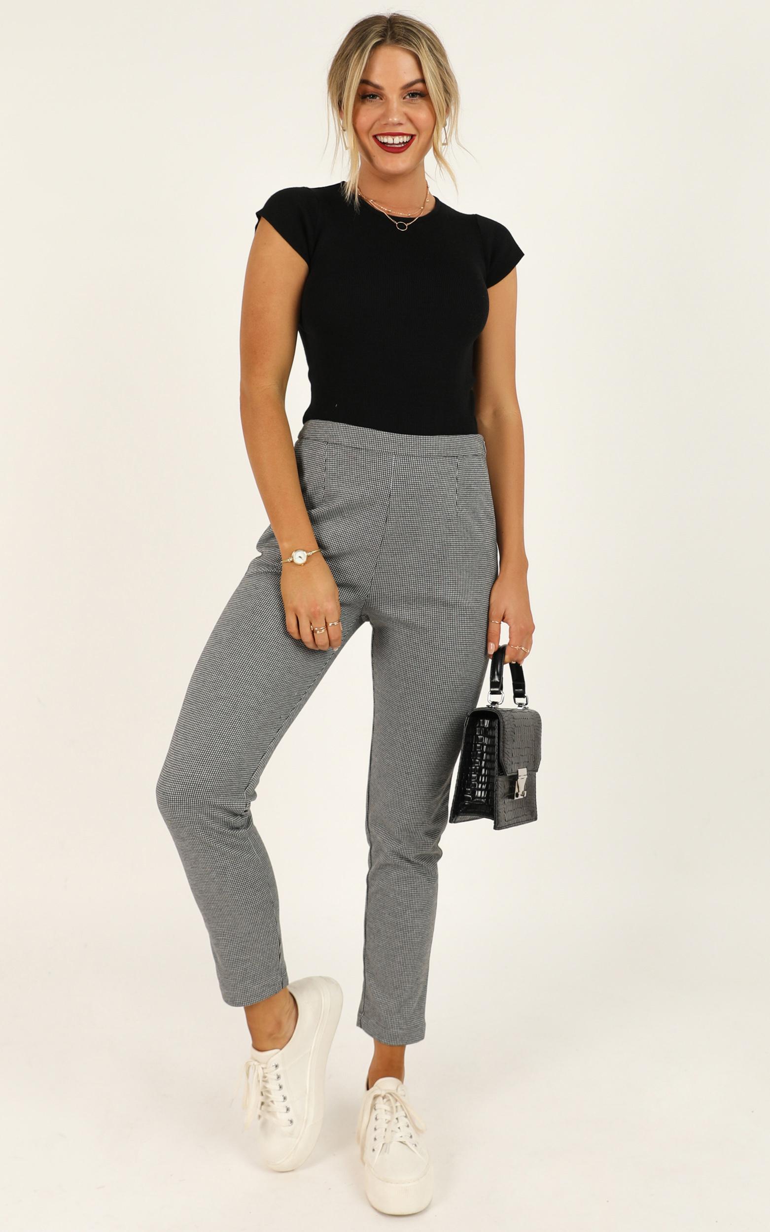 Image of Showpo Proudest Moment Pants in black check -  (XL) Tailored Pants