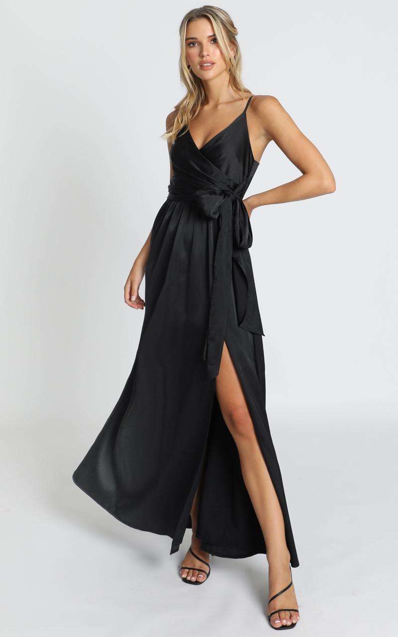 Revolve Around Me Dress In Black