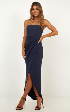 Strapless Formal Dress