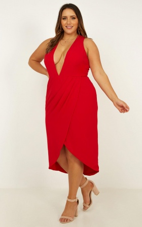 Red Greek-style Evening Dresses