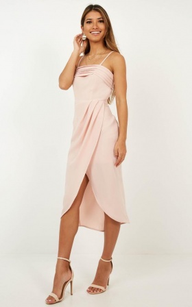 dresses longer dress nz blush showpo