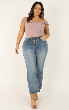 Heroine Bodysuit In Mauve