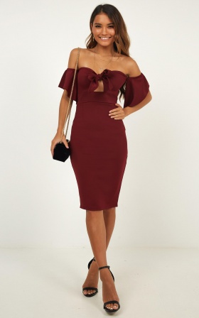 wine dress wedding guest