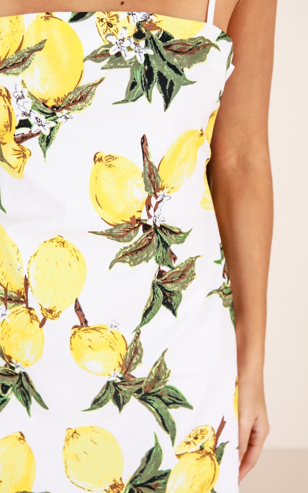 On Route Dress In Yellow Print | Showpo