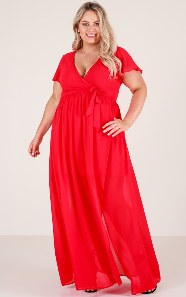 Ever After Dress In Red | Showpo