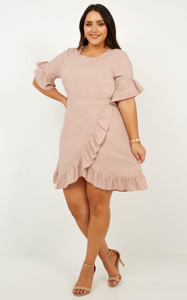 Unproductive Days Dress In Blush | Showpo