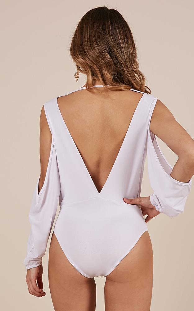 Boy Meets Girl Bodysuit In White Showpo