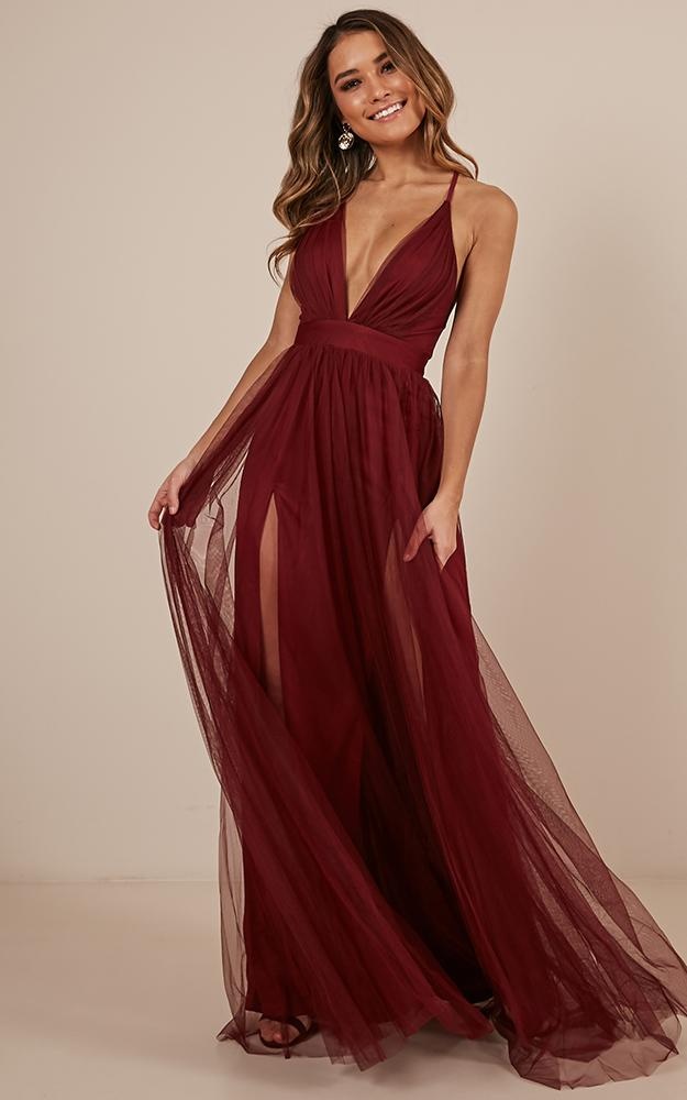 Wine Dress