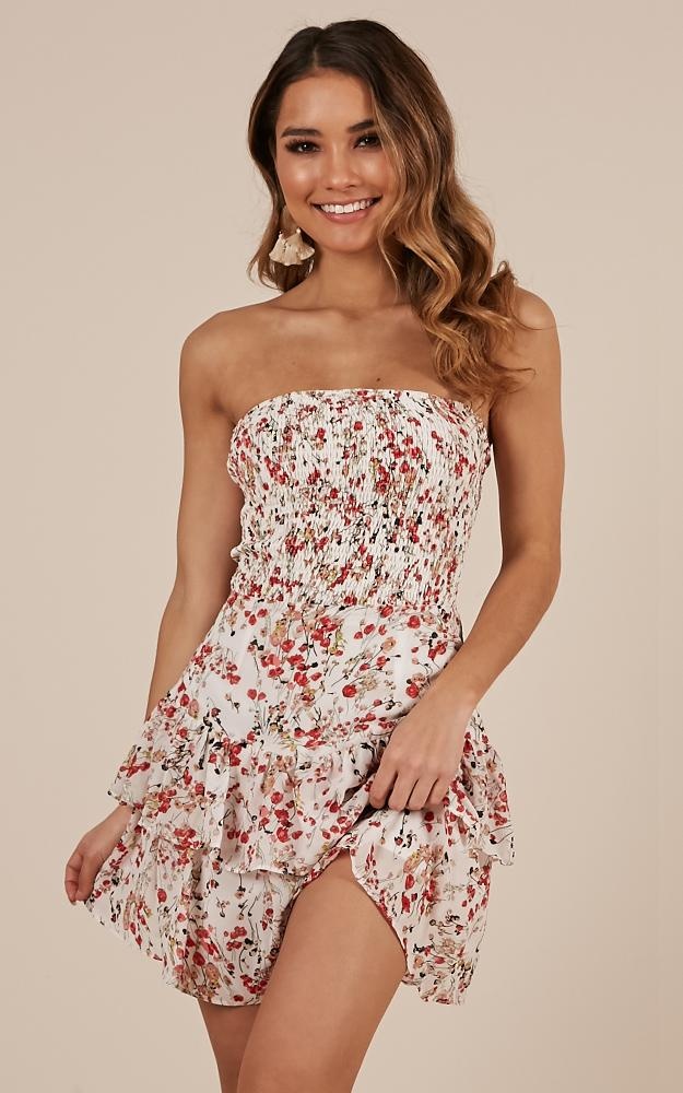 Galway Girl Dress In White Floral | Showpo