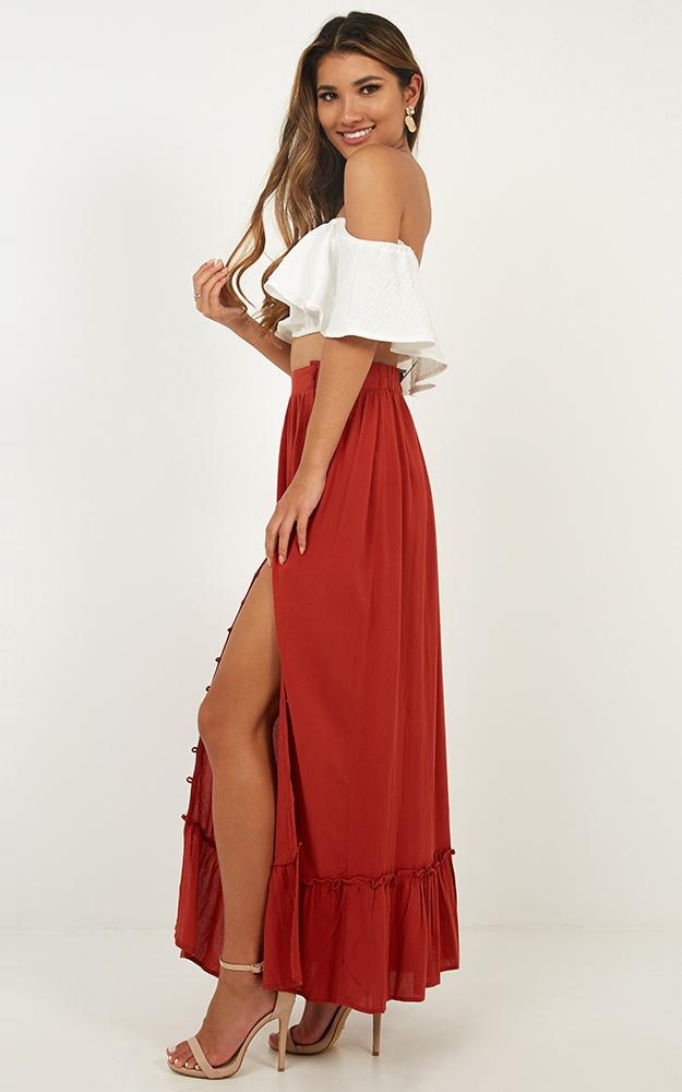 Dixie Girl Skirt In Red | Showpo