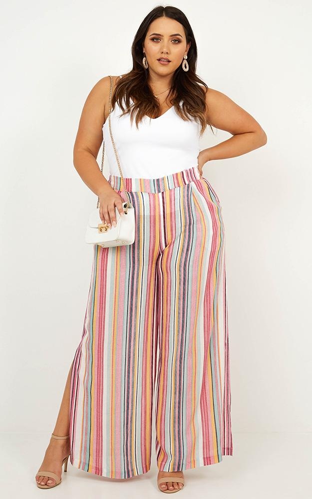 Bewitched Pants In Multi Stripe | Showpo