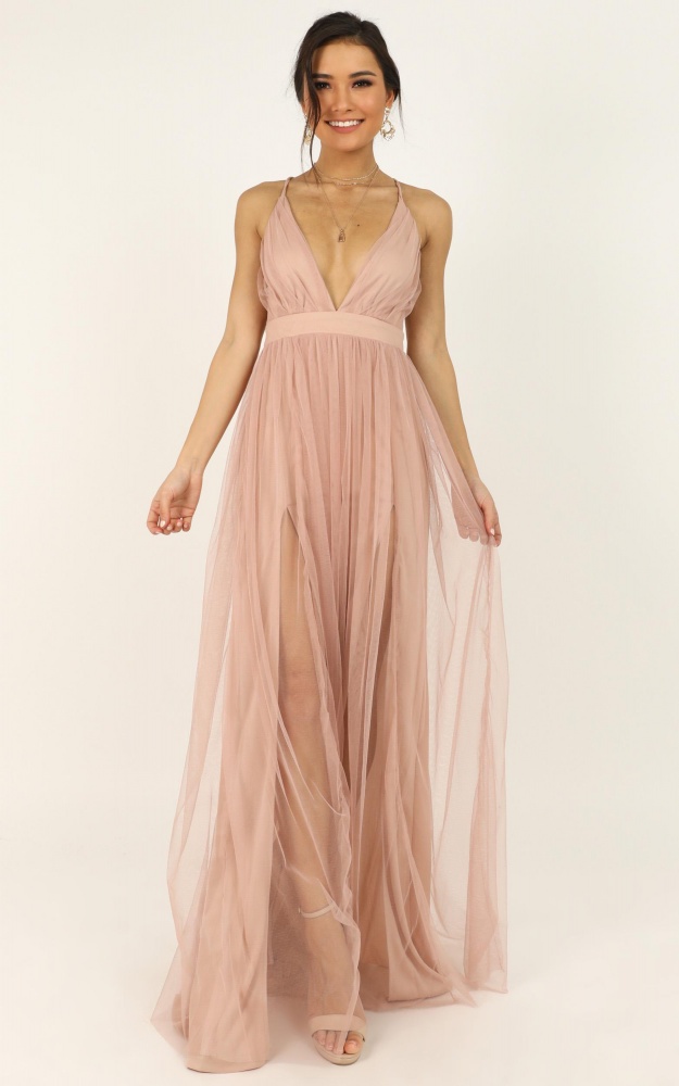 Blush pink shop dress for bridesmaid