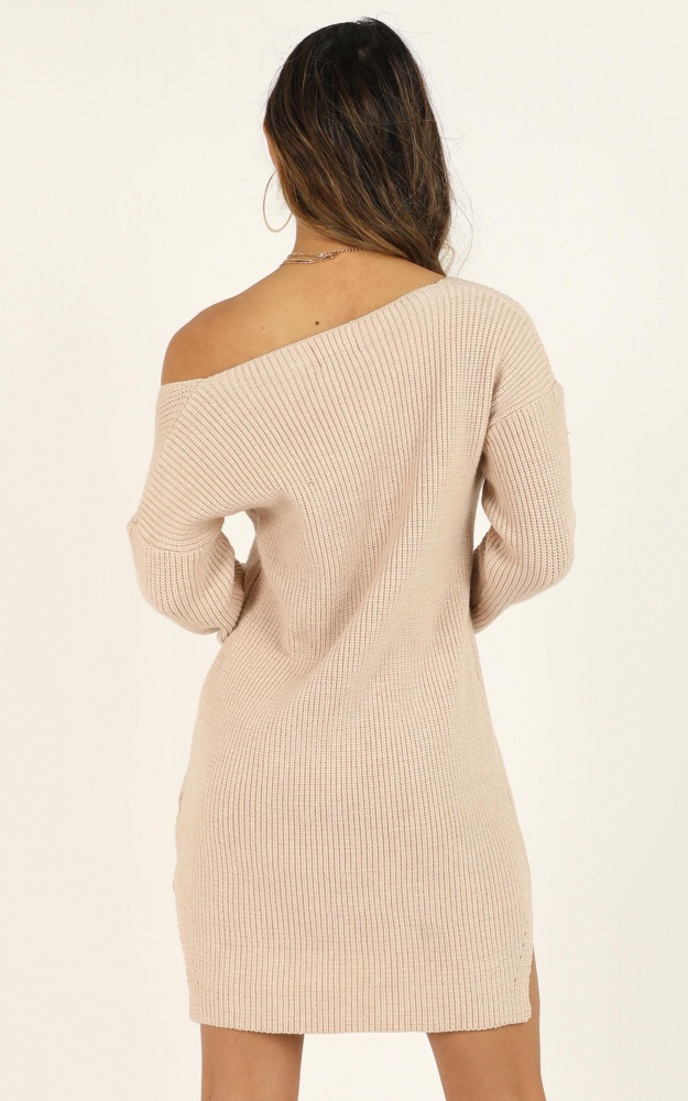 Beige dress knit Clearance