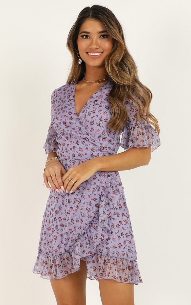 Girl Unknown Dress In Lilac Floral | Showpo