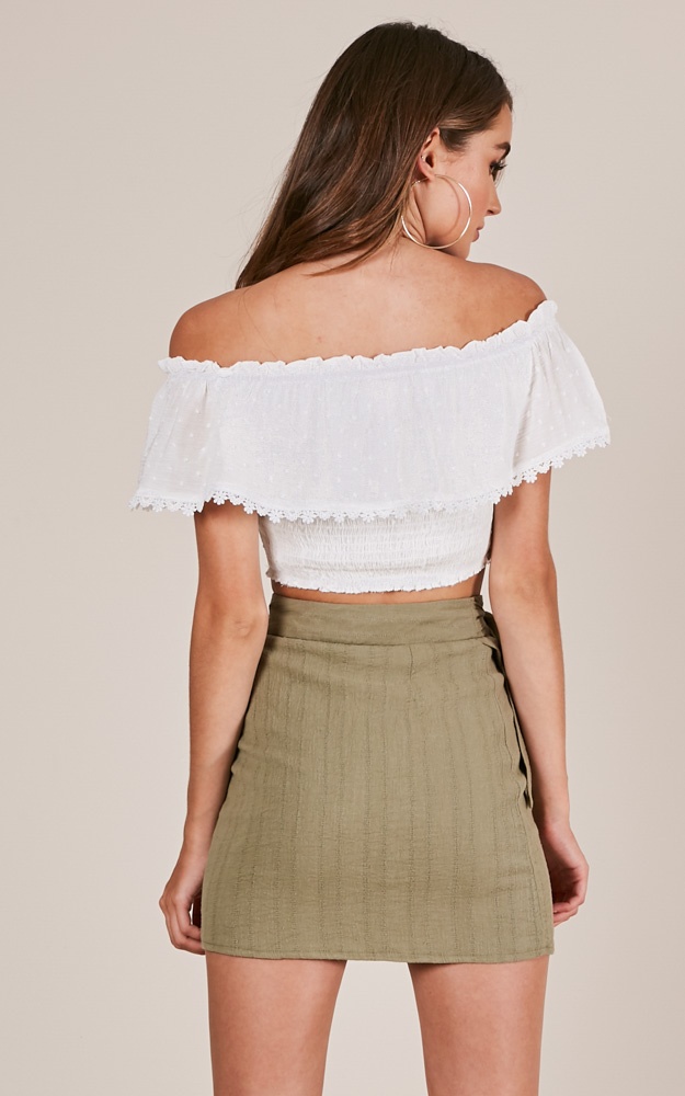 Casual Fridays Skirt In Khaki Showpo