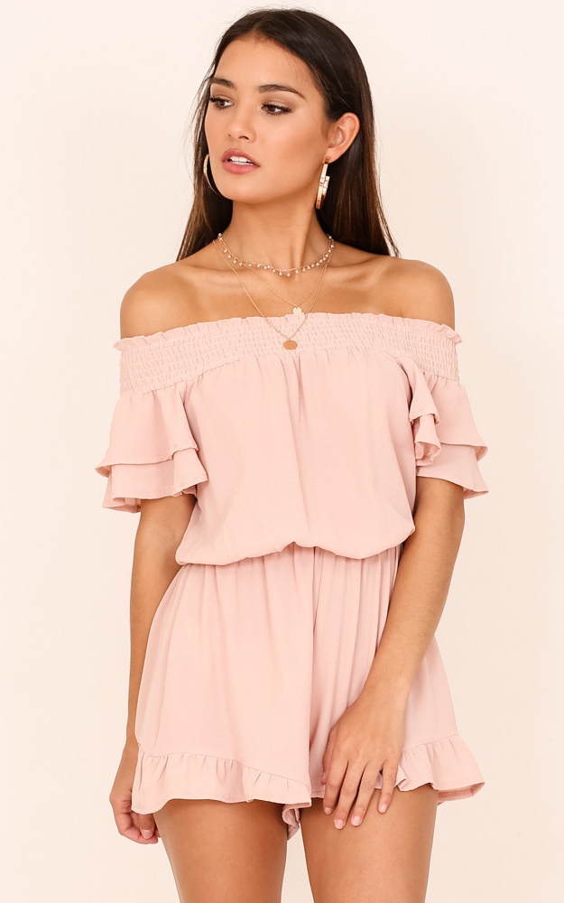 Needed You Playsuit In Blush | Showpo