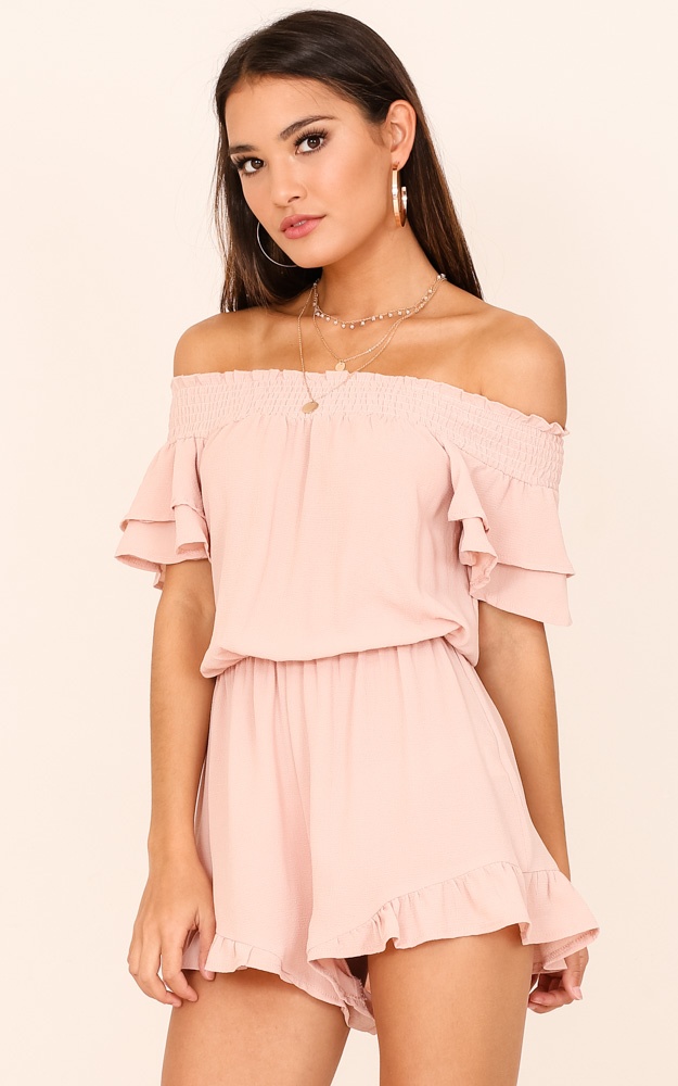 Needed You Playsuit In Blush | Showpo