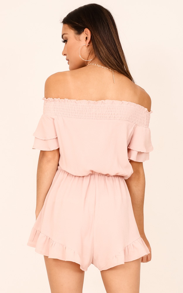 Needed You Playsuit In Blush Showpo 6167