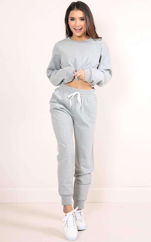 On The Chill Jumper In Grey Marle | Showpo