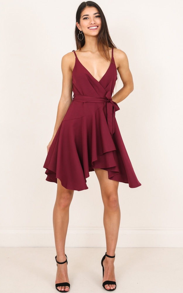 Why You Call Dress In Wine | Showpo