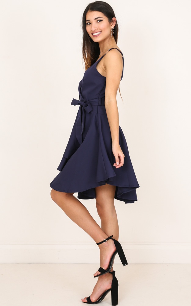 Why You Call Dress In Navy | Showpo