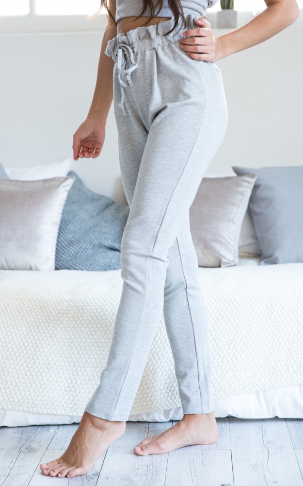 Couch Surfing Track Pants In Grey Marle Showpo 9350