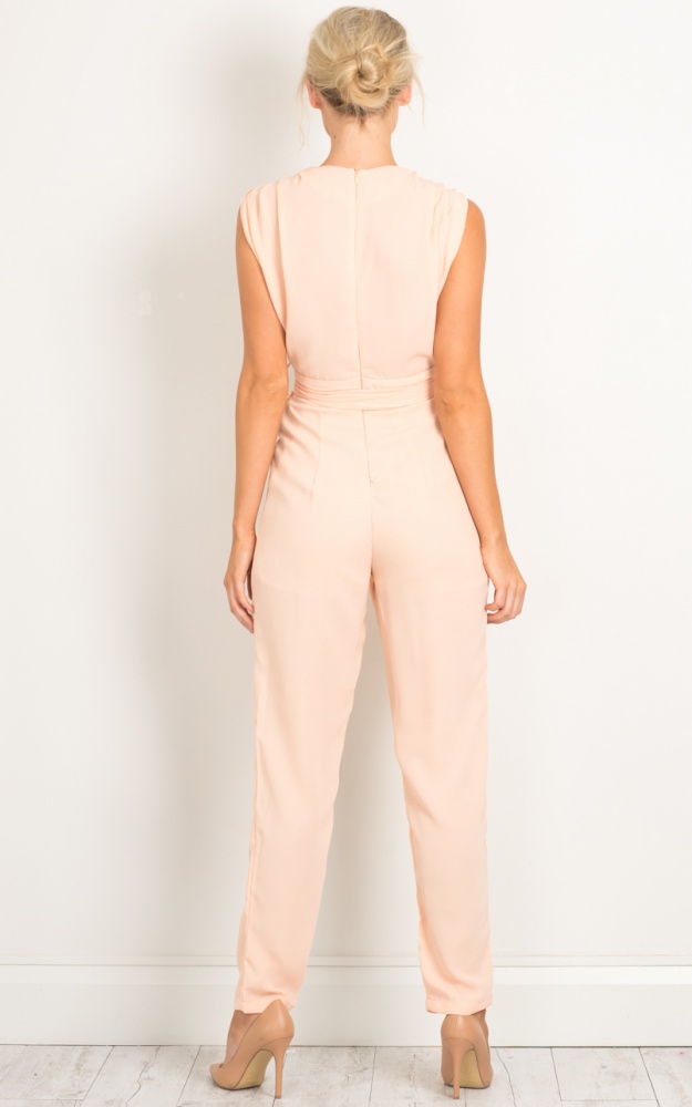 Workaholic Jumpsuit In Blush Showpo