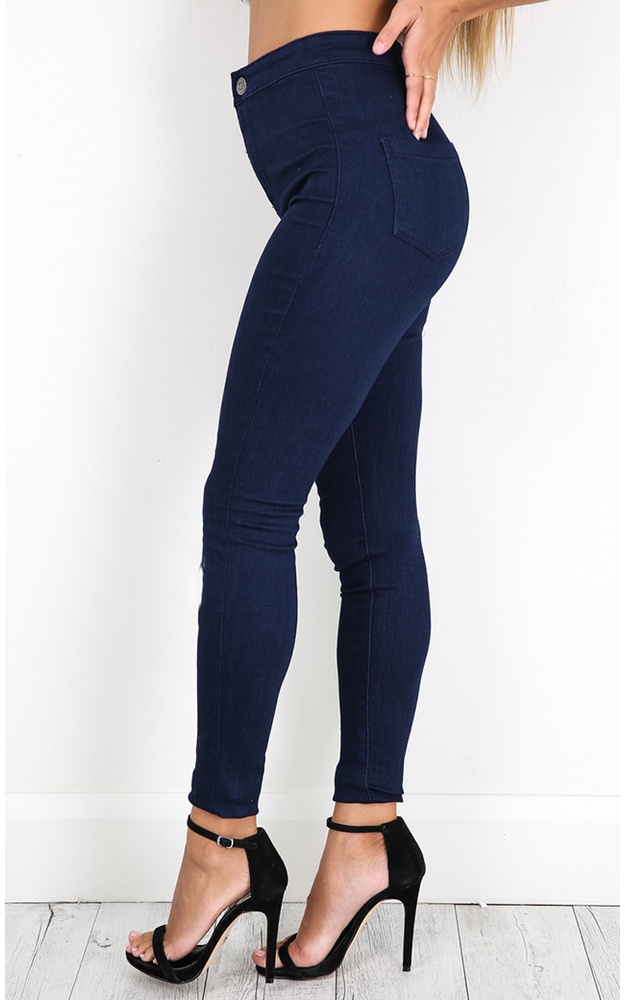 dark indigo jeggings