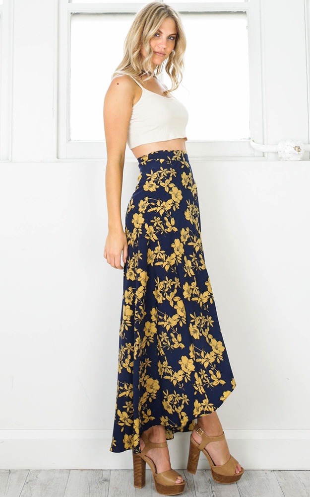 blue life maxi skirt