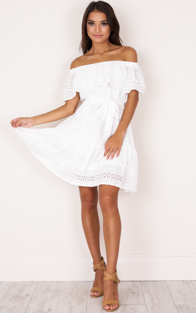 Crafty Dress In White | Showpo