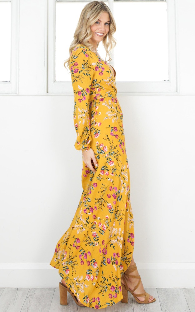 floral fall maxi