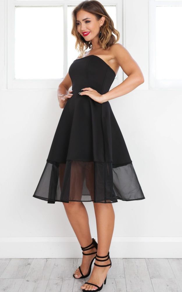 Picture Perfect Dress In Black | Showpo