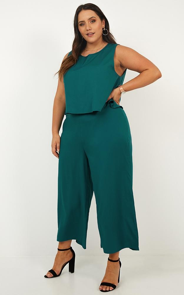 emerald jumpsuit