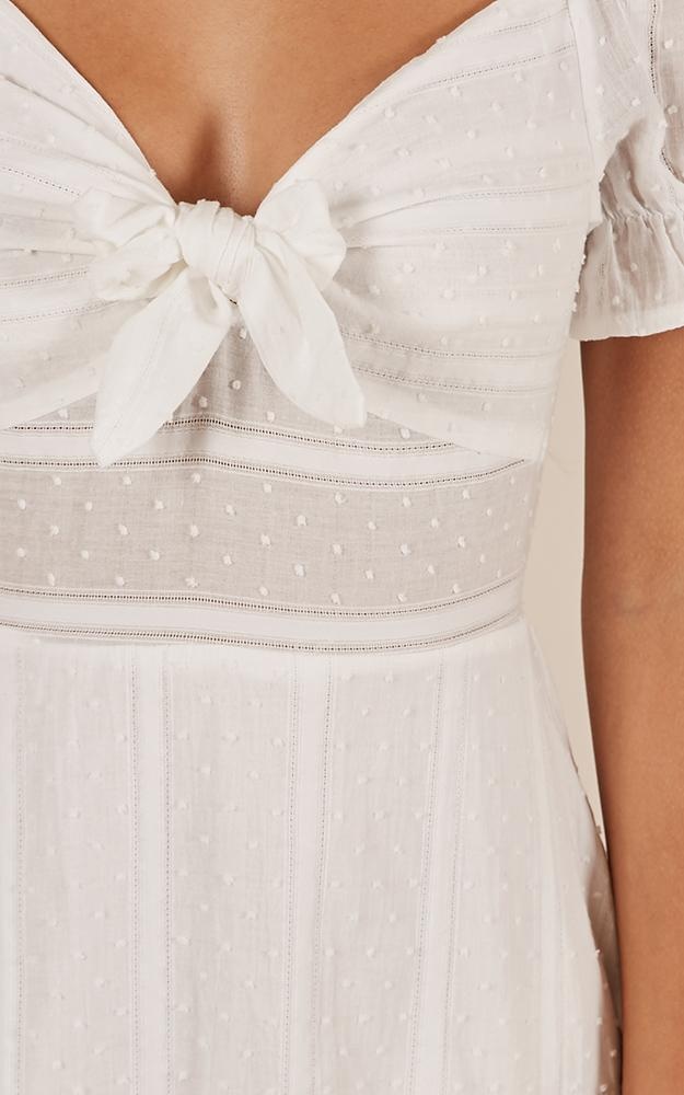 Catching Feelings Dress In White Showpo