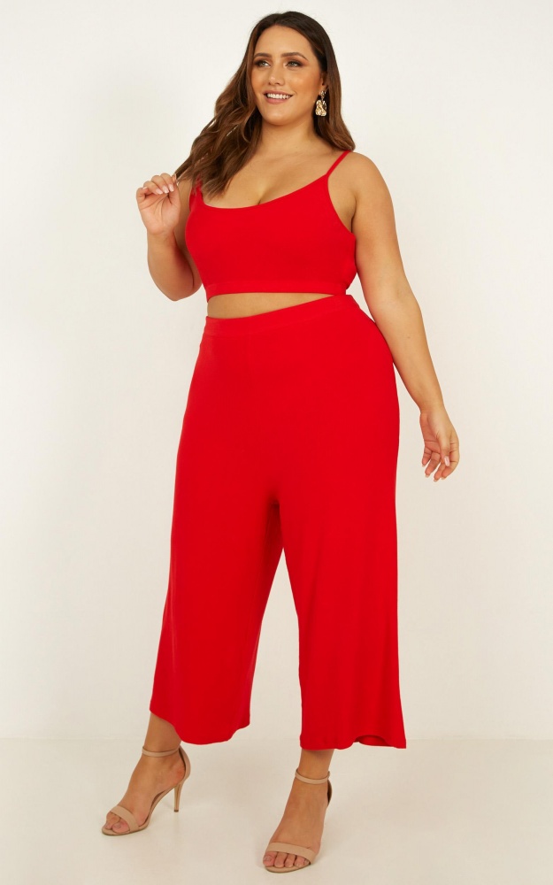 Cherry Berry Two Piece Set In Red | Showpo