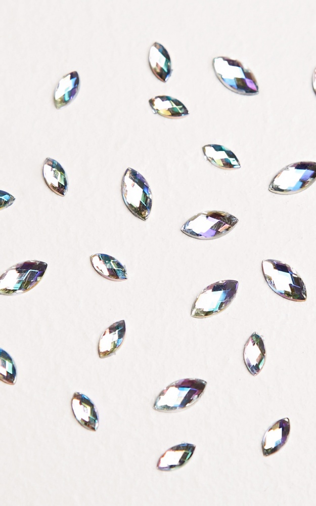 Crystal face gems Showpo