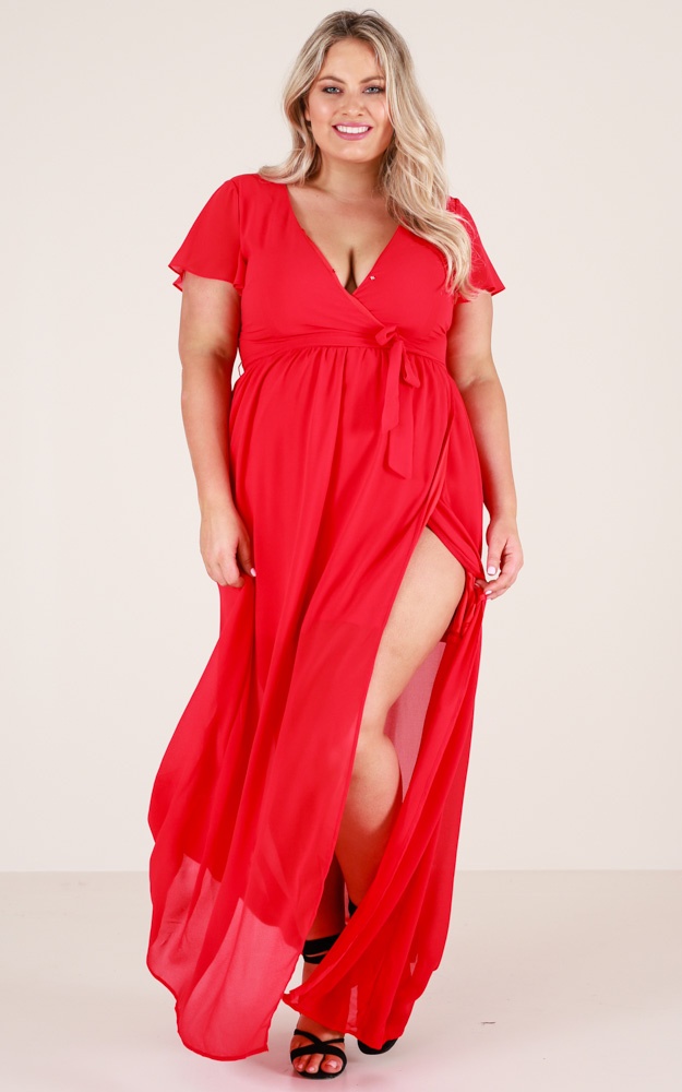 Ever After Dress In Red | Showpo