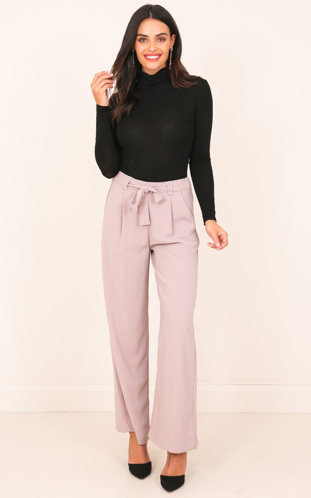 Girl On Top Pants In Taupe | Showpo