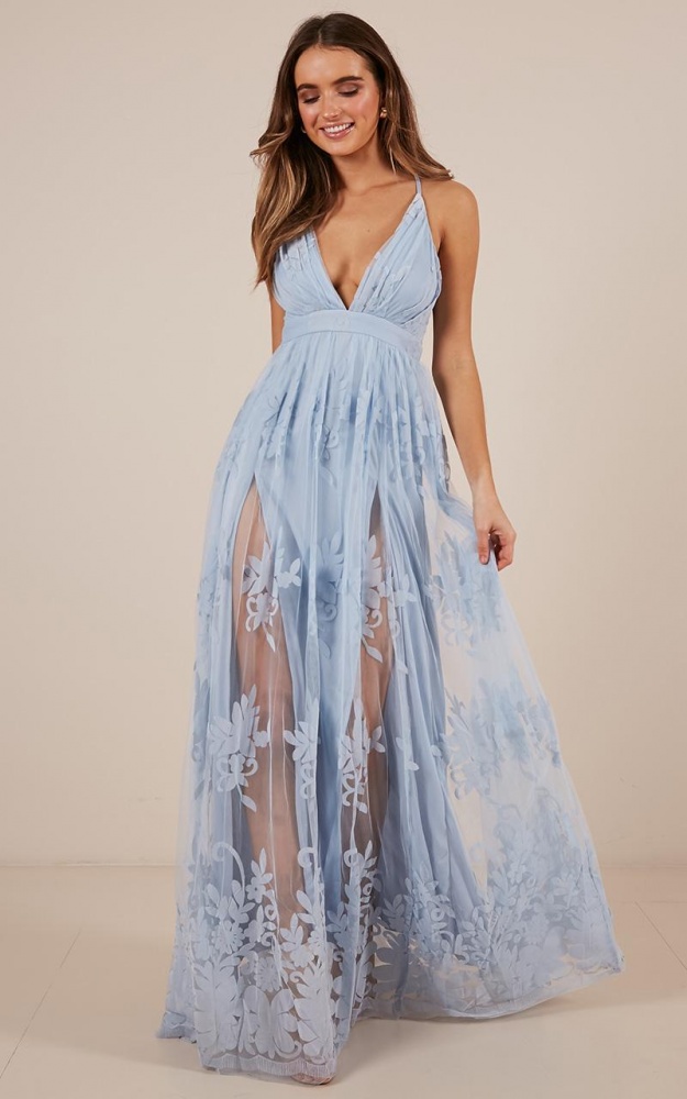 showpo promenade maxi dress