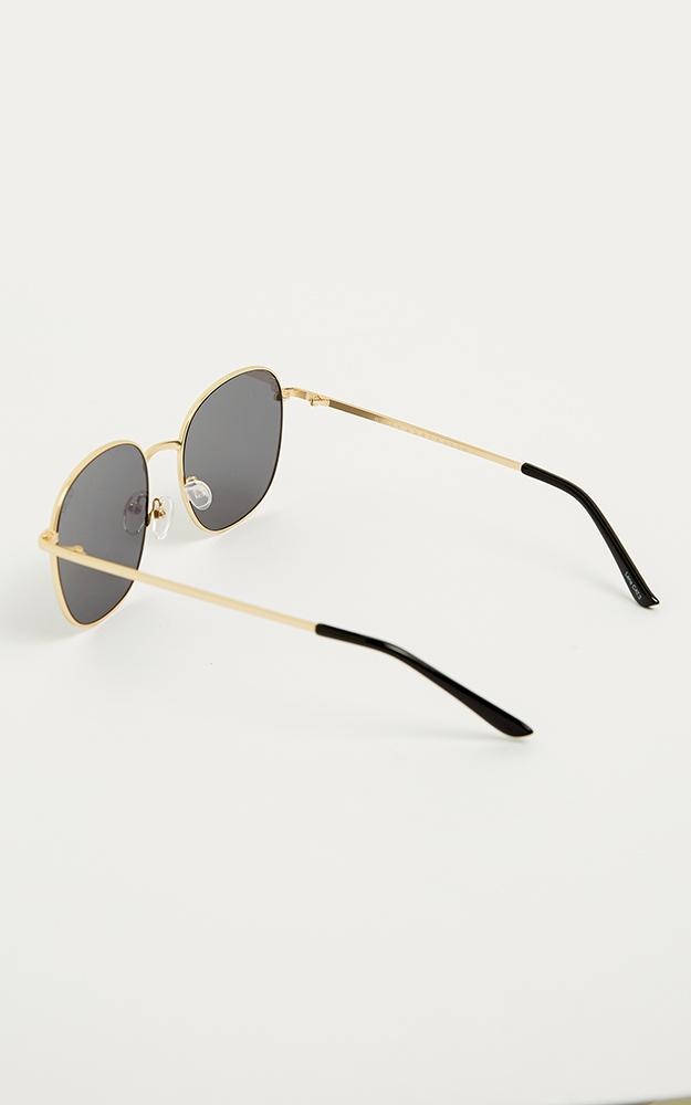 Quay - Jezabell Sunglasses In Gold Clear | Showpo